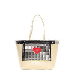 Bag Moschino Love cream